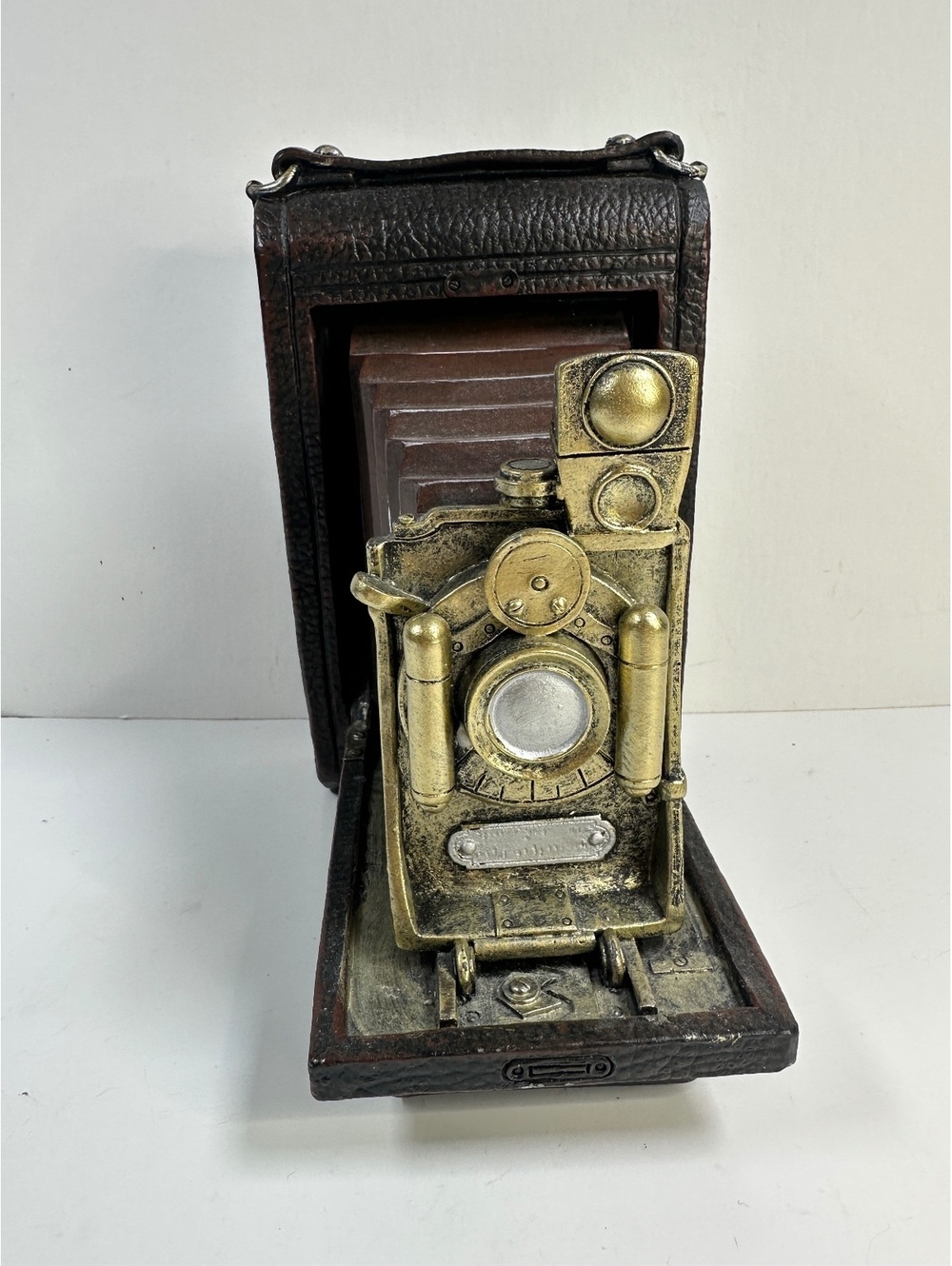 VTG Style Folding Camera Bookend Decorative Resin Photography Lover Prop